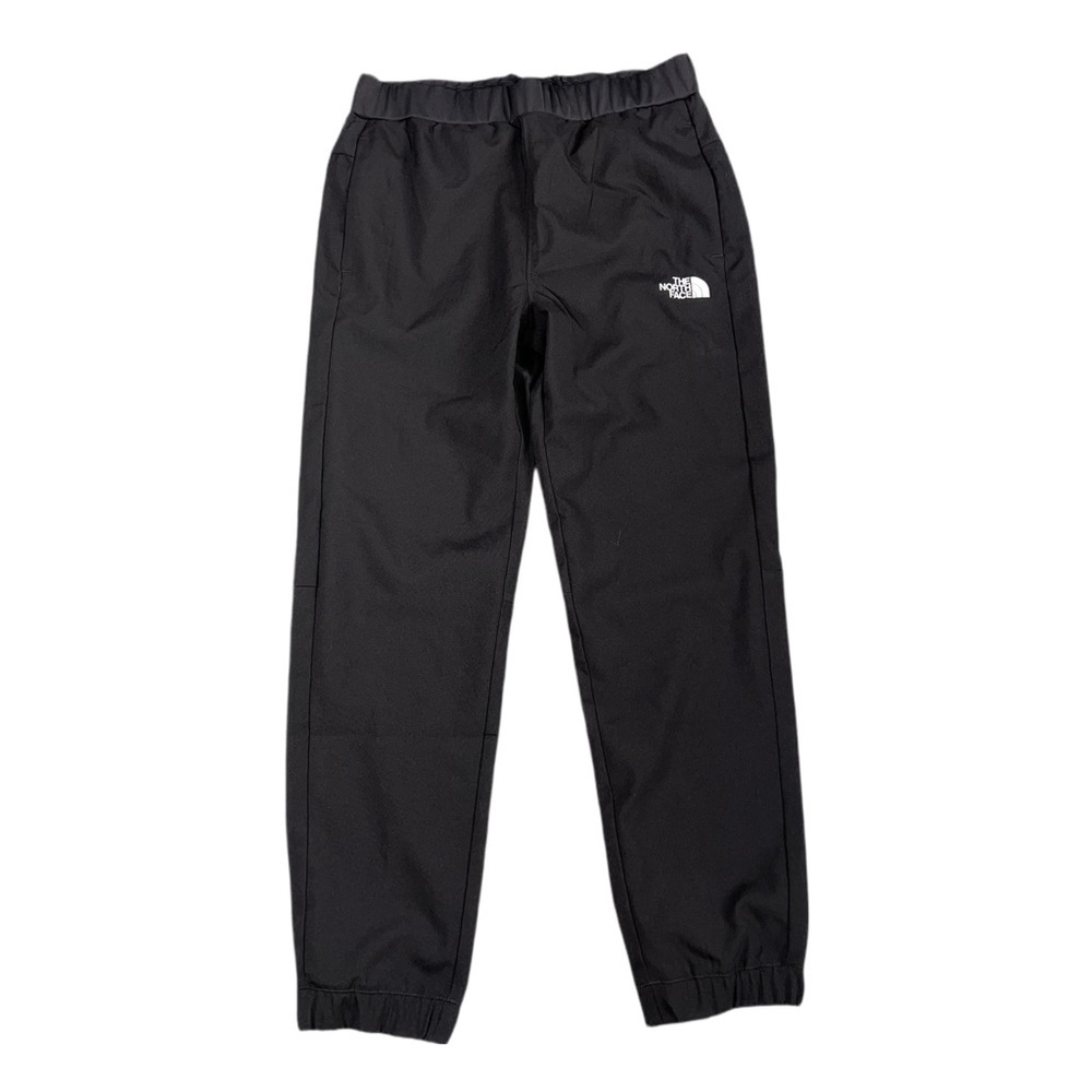 The North Face Boys L (12) Black Jogger Pants Elastic Waist NWT Circular Design